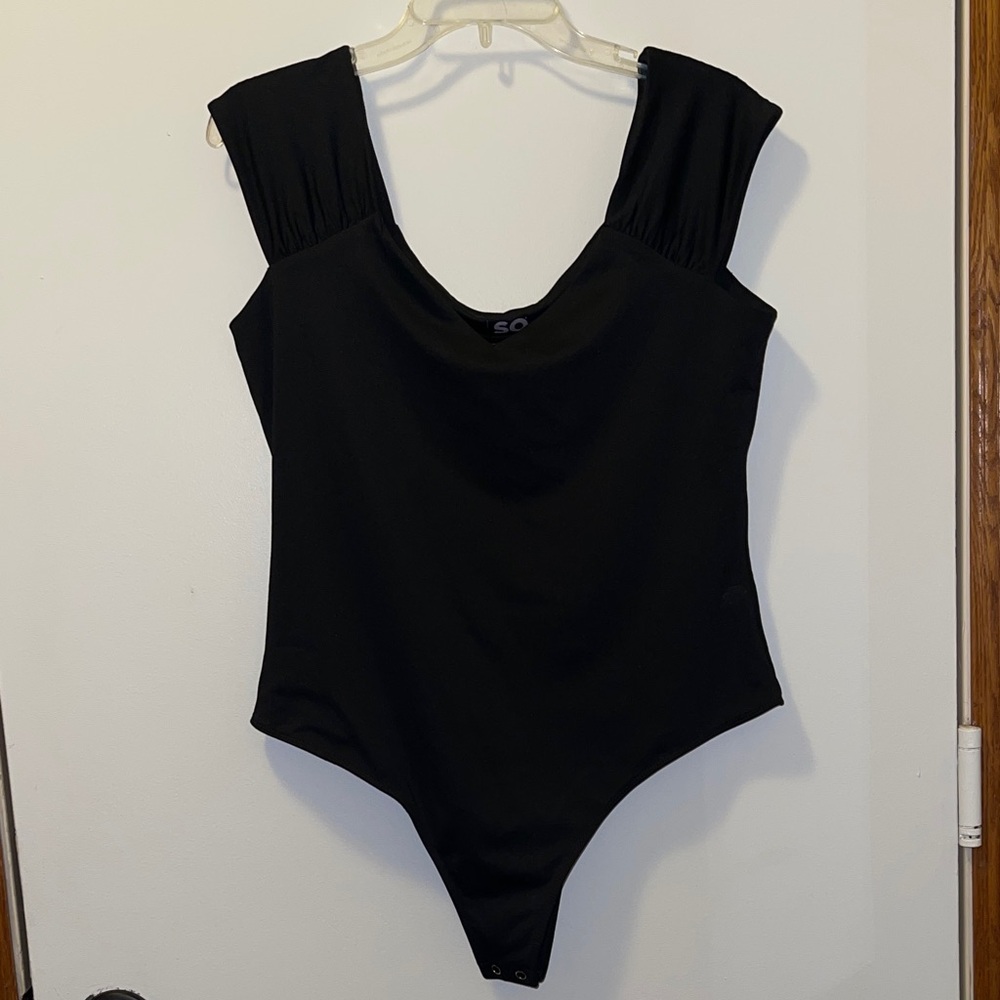 SO Classic Wonen’s Black Bodysuit XL